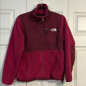 THE NORTH FACE Size Small Berry Fleece Denali Full Zip Jacket Mixed Media
